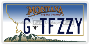 GTFZZY  license plate in MT