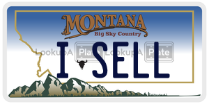 ISELL  license plate in MT