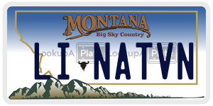 LINATVN  license plate in MT
