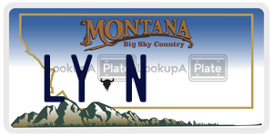 LYN  license plate in MT