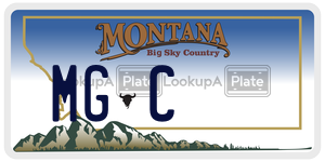 MGC  license plate in MT