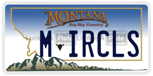 MIRCLS  license plate in MT