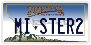 MISTER2  license plate in MT