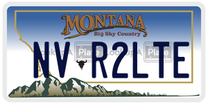 NVR2LTE  license plate in MT