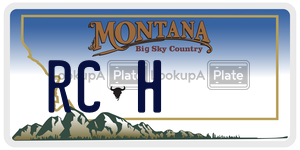 RCH  license plate in MT