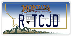 RTCJD  license plate in MT