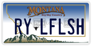 RYLFLSH  license plate in MT