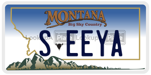 SEEYA  license plate in MT