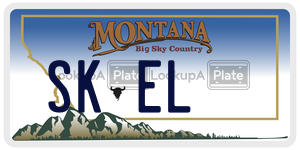 SKEL  license plate in MT