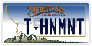THNMNT  license plate in MT