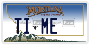 TIME  license plate in MT