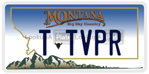 TTVPR  license plate in MT