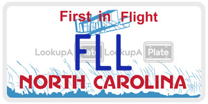 FLL license plate in North Carolina