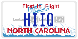 HIIQ license plate in North Carolina