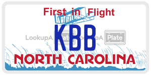 KBB license plate in North Carolina