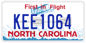 KEE1064 license plate in North Carolina