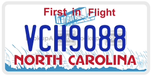 VCH9088  license plate in NC