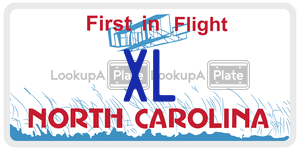 XL  license plate in NC