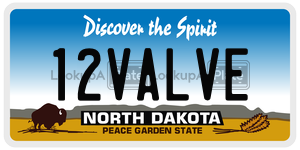 12VALVE  license plate in ND