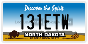 131ETW  license plate in ND