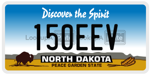 150EEV  license plate in ND