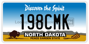 198CMK  license plate in ND