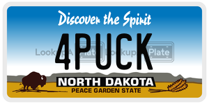 4PUCK  license plate in ND