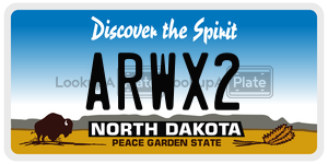 ARWX2  license plate in ND