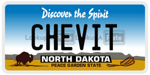 CHEVIT  license plate in ND