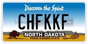 CHFKKF  license plate in ND