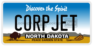 CORPJET  license plate in ND