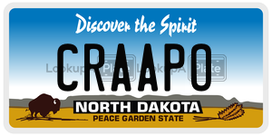 CRAAPO  license plate in ND