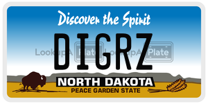 DIGRZ  license plate in ND