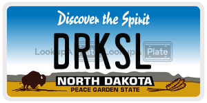 DRKSL  license plate in ND