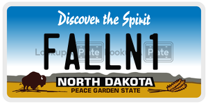FALLN1  license plate in ND