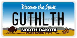 GUTHLTH  license plate in ND