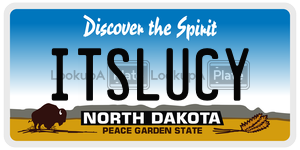 ITSLUCY  license plate in ND