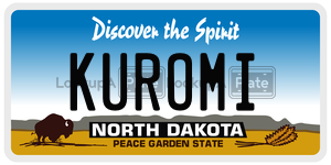 KUROMI  license plate in ND