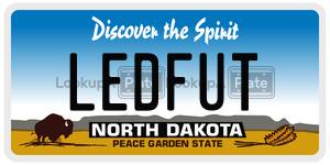 LEDFUT  license plate in ND