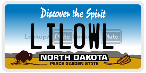 LILOWL  license plate in ND
