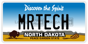 MRTECH  license plate in ND