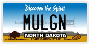MULGN  license plate in ND