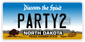 PARTY2  license plate in ND