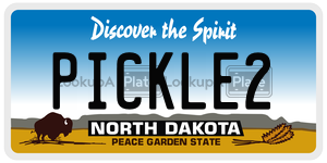PICKLE2  license plate in ND