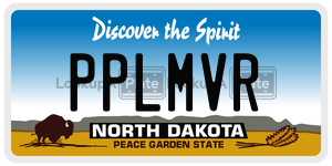PPLMVR  license plate in ND