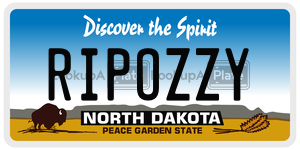 RIPOZZY  license plate in ND