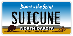 SUICUNE  license plate in ND