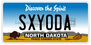 SXYODA  license plate in ND