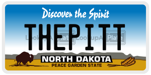 THEPITT  license plate in ND