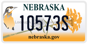 10573S  license plate in NE